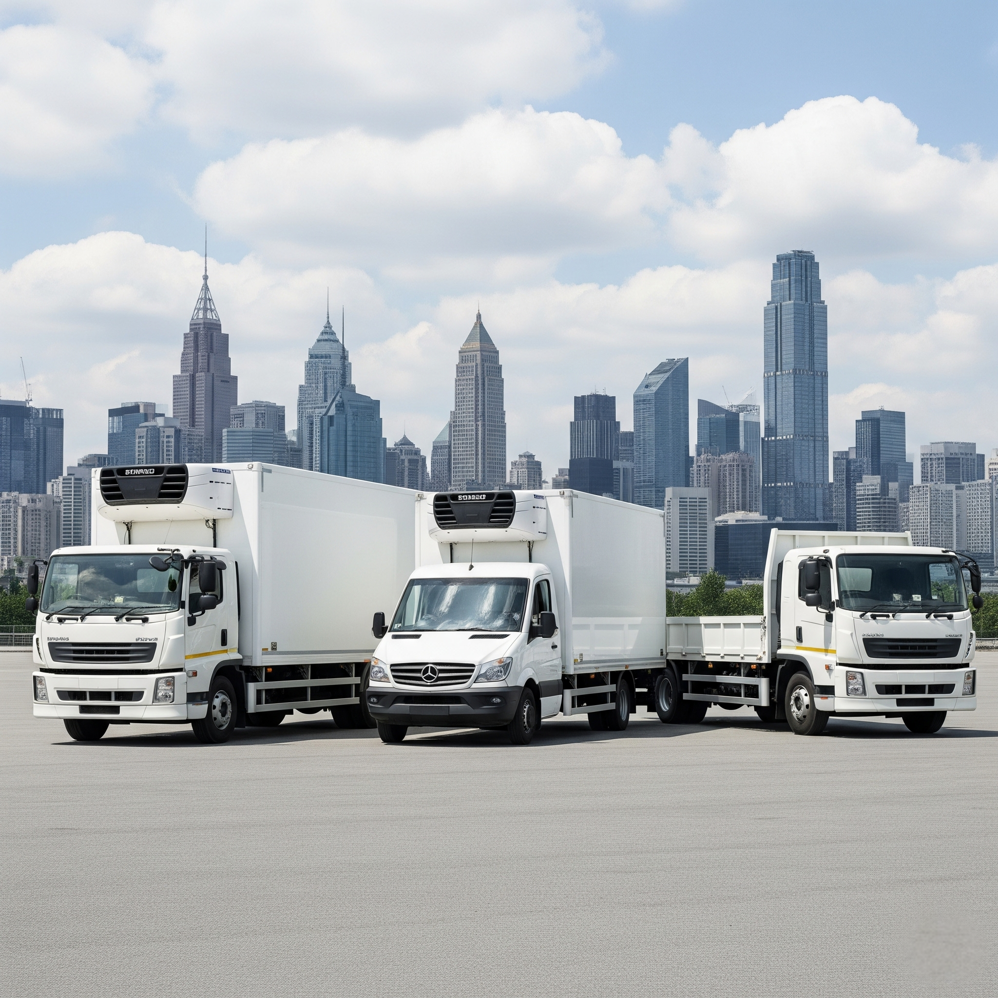 Refrigerated Truck, Van & Open truck